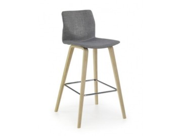 Барный стул Halmar H-80 (светлый бук/серый)
